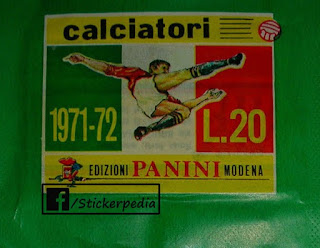 copertina Calciatori Panini 1971/72