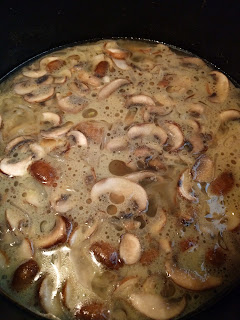 Mushroom Soup before blending