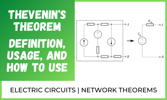 Thevenin's Theorem |Definition - Usage - How to use| anamsmind