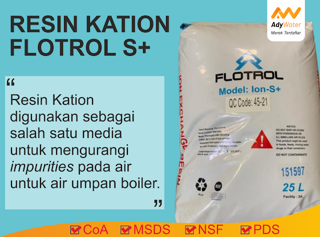 Resin Kation, Resin, Resin Softener, Resin Merek, Resin Pelunak Air, Resin Water Softening, Resin Water Softener, Resin, Cation, Cation Resin, harga resin kation flotrol S+, jual resin kation flotrol S+, jual resin softener, distributor resin softener, jual resin kation, resin untuk boiler, resin pelunak air, resin water softener