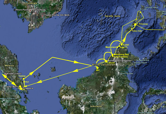 Return to Philippines via Borneo