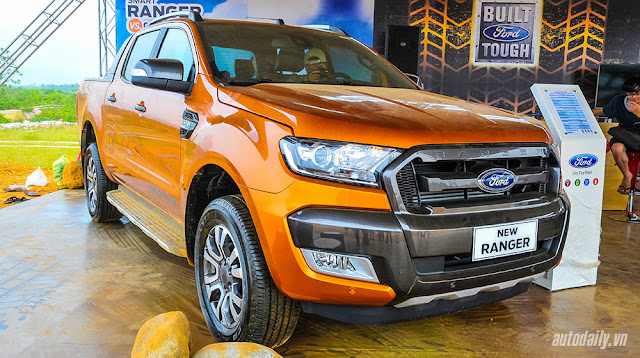 đánh giá Ford Ranger bán tải 2016 