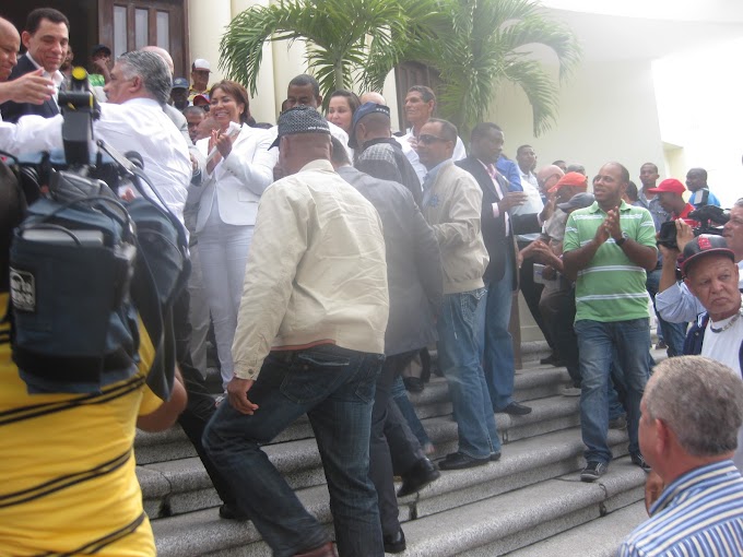 Miguel y Anibal se juntan y encabezan encuentro de dirigentes en San Cristóbal