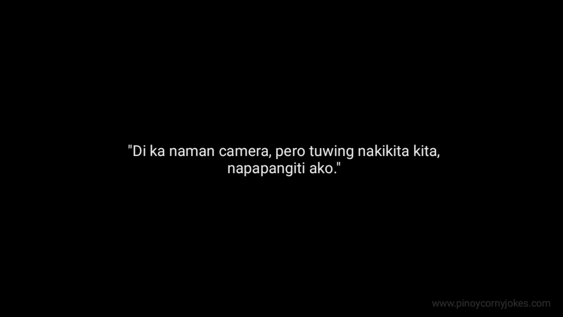 Tagalog Pick Up Lines - camera