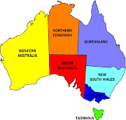 Politic Map of Australia (politic map australia)