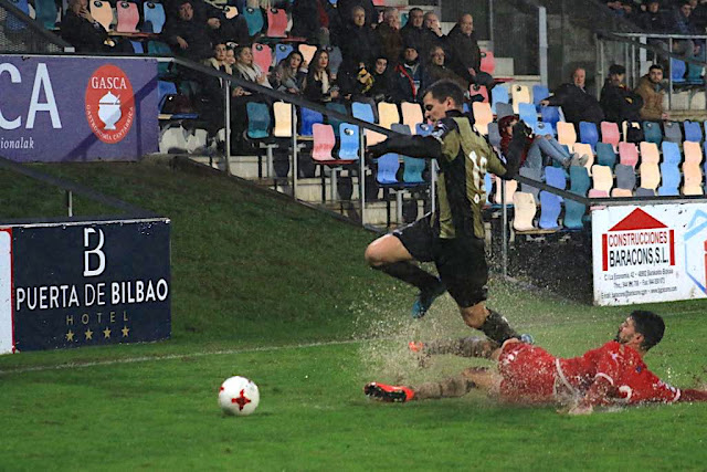 Partido del Barakaldo contra el Caudal