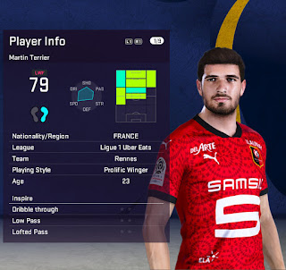 PES 2021 Faces Martin Terrier