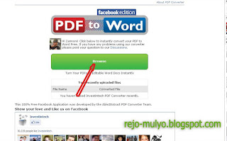 Cara Mengonvert File PDF ke Word Versi Facebook