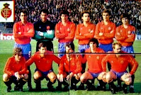 Selección de ESPAÑA - Temporada 1986-87 - Goicoechea, Zubizarreta, Michel, Gallego, Andrinúa y Camacho; Butragueño, Víctor, Eloy, Sanchís y Calderé - RUMANÍA 3 (Piturca, Mateut y Ungureanu), ESPAÑA 1 (Calderé) - 29/04/1987 - Eurocopa de Alemania 1988, fase de clasificación - Bucarest (Rumanía), Steaua Stadium - Alineación: Zubizarreta; Sanchís, Goicoechea (Joaquín, 19'), Andrinúa, Camacho (Miguel Soler, 36'); Michel, Víctor, Ricardo Gallego, Calderé; Eloy y Butragueño