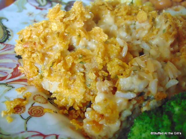 Vegetarian Chicken Rice Casserole