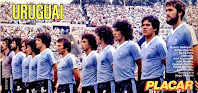 SELECCIÓN DE URUGUAY - Temporada 1980-81 - Rodolfo Rodríguez, Walter Olivera, De la Peña, Victorino, Krasouski, Julio César Morales, Ramos, Daniel Martínez, Moreira, Rubén Paz y Hugo De León - URUGUAY 2 (Ramos, Victorino) HOLANDA 0 - 30/12/1980 - Copa de Oro de Campeones Mundiales, fase de grupos - Montevideo, Uruguay, estadio Centenario