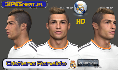 PES 2014 Cristiano Ronaldo Face by Ziutkowski