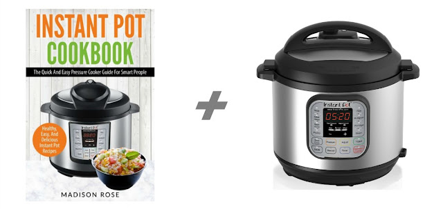 Instant Pot Cookbook by Madison Rose + Instant Pot 6-in-1 Programmable Pressure Cooker