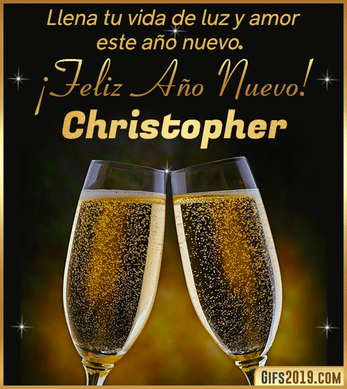 Gif animado feliz año nuevo christopher Gif animado feliz año nuevo christopher