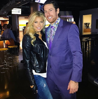 James Neal with his Girlfriend & to be with wife Melanie Collins