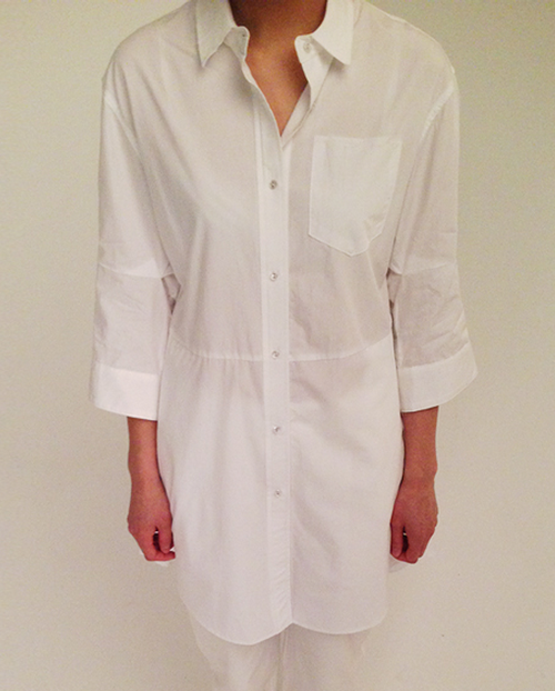 3/4 Length Sleeves Shirt Dress