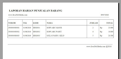 Cara Membuat Laporan Harian Crystal Report Pada VB .Net 2010