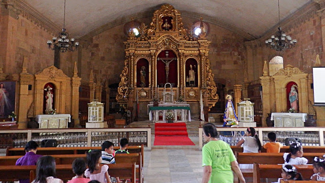 altar of Miagao Church Iloilo