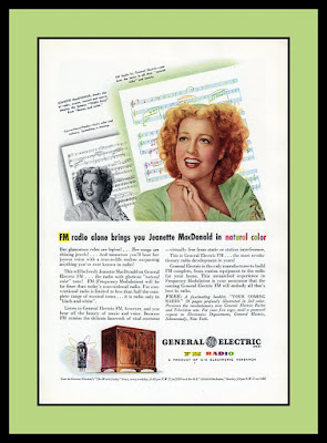 GE - FM radio brings you Jeanette MacDonald in color