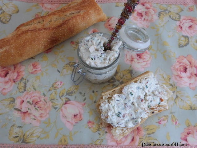 Rillettes aux deux chèvres, amandes et noisettes