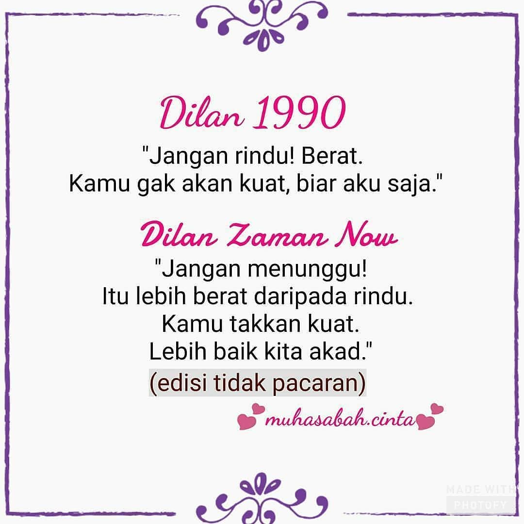 13 Meme Plesetan Rindu Itu Berat Dilan 1990 Pemuda Akhir Zaman