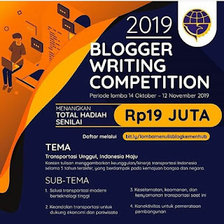 Lomba Menulis Blog Kemenhub