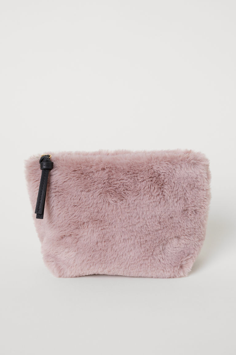 Fuzzy Makeup Bag