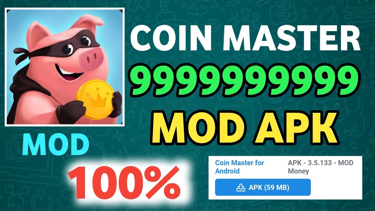 Coin Master Mod Apk 2020 100 Hack Trick Free Unlimited Coins Unlocked 3 5 170 Free Spins