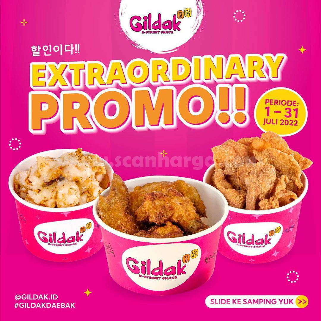 GILDAK EXTRAORDINARY PROMO! Spesial Menu harga mulai 60Rb*