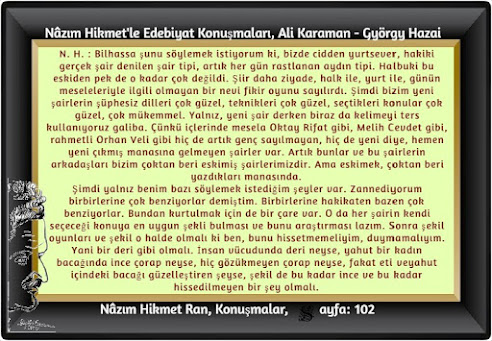 #NâzımHikmetRan #Konuşmalar