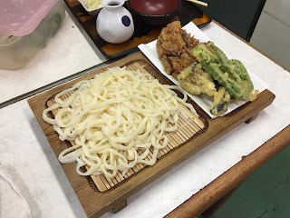 野菜天ざるうどん