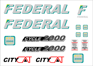 Decal Cutting Stiker Sepeda Federal Komunitas
