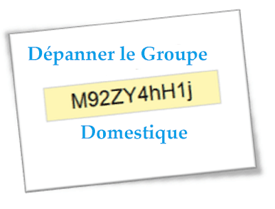 Dépanner le groupe domestique