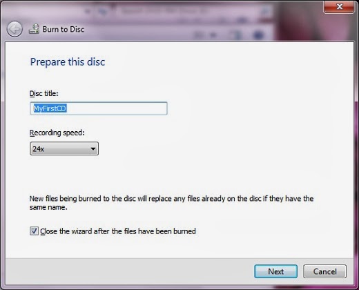 Cara Burning CD/DVD Tanpa Software