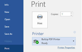 membuat file pdf dengan bullzip pdf printer