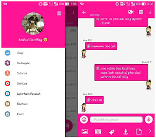 Download BBM Mod Pinky Versi 3.0.0.18 Apk Terbaru by Kemod