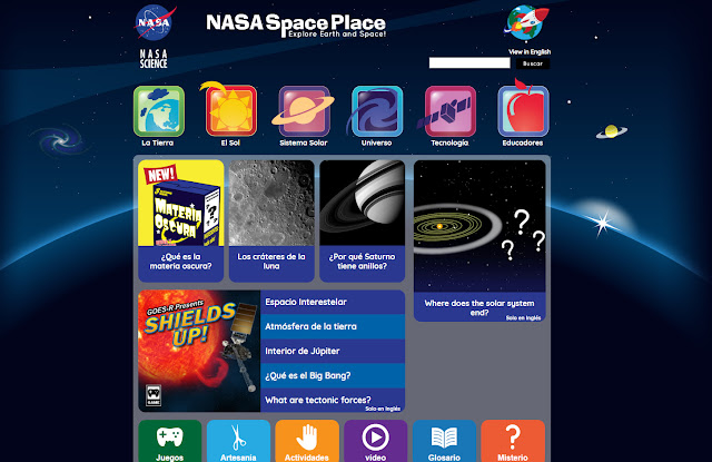  NASA Space Place en Español e Inglés