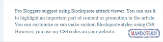 blogger blockquote example 2