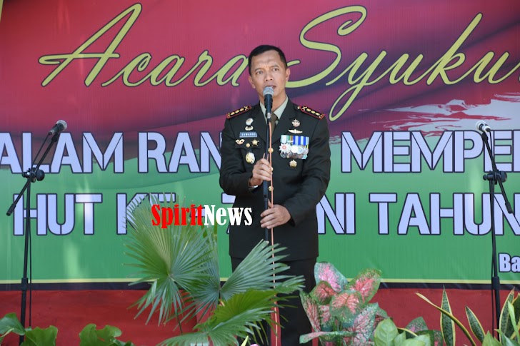 Jajaran Korem 141/Tp, Gelar Syukuran HUT TNI ke 73 Tahun di Kab Bataeng