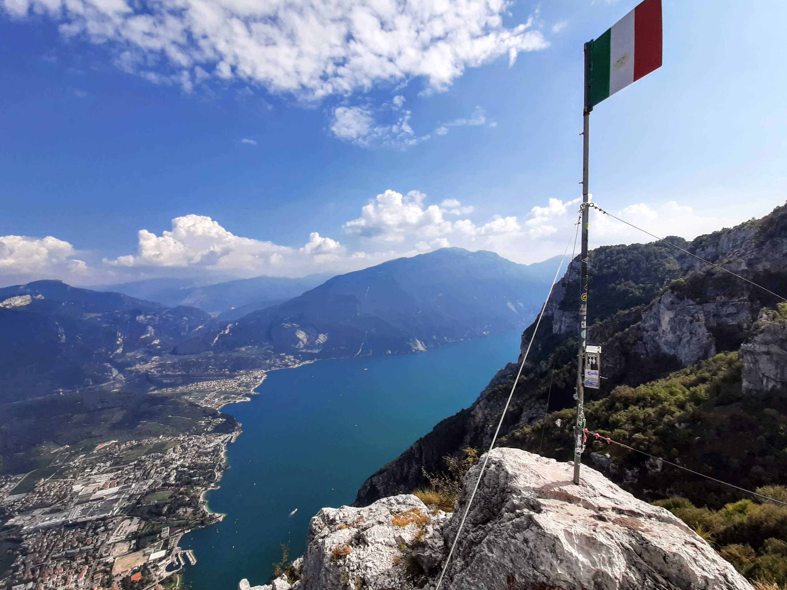 Jezioro Garda: ferrata Via dell'Amicizia, Cima SAT