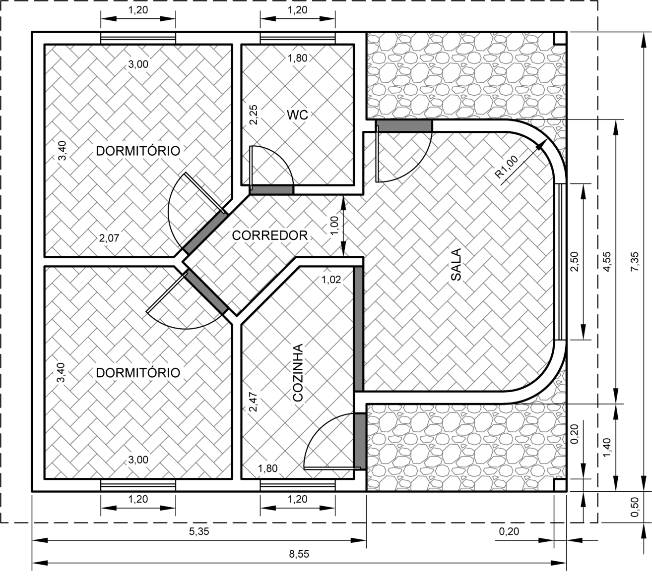 Programa de desenho 3D (gràtis) CCM - desenho de plantas de casas