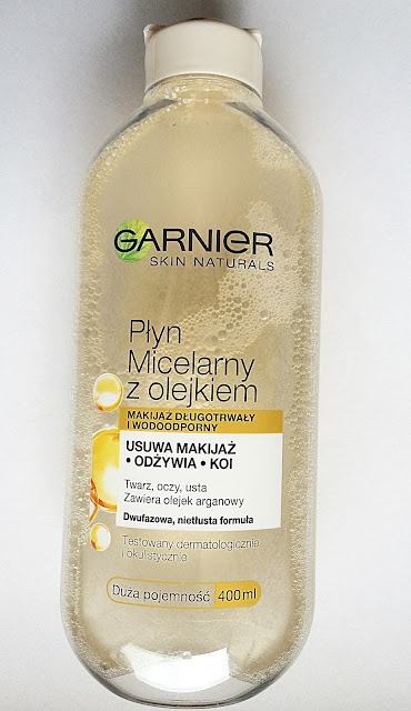 Garnier, Skin Naturals, płyn micelarny z olejkiem arganowym