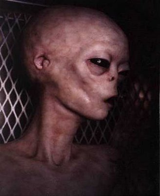 Foto de un alienígena extraterrestre en algún hospital. Se puede notar que está casi moribundo. Dicen que así lucía el verdadero rostro de Jesús de Nazaret | Ximinia