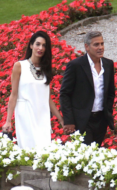 george clooney wedding pictures