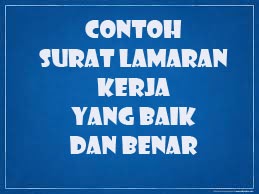 Contoh Surat Lamaran Kerja 