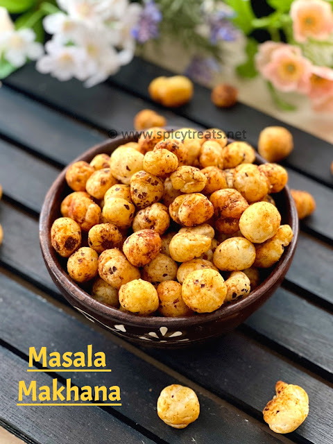 Spicy Roasted Makhana Recipe