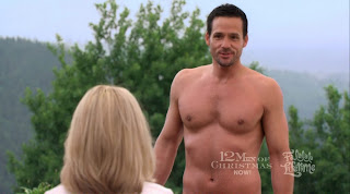 Josh Hopkins Shirtless on 12 Men of Christmas