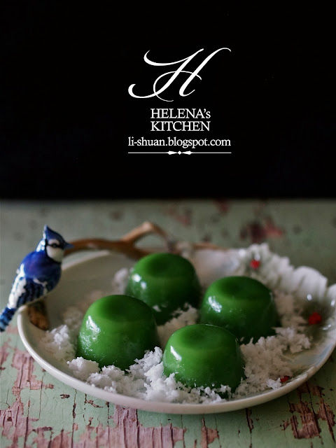 Helena's Kitchen: Kuih Kosui Pandan