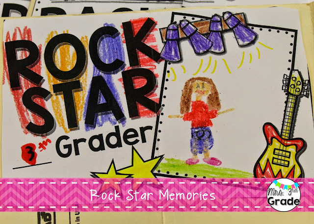 Rock Star Memories book created by The Creative Classroom