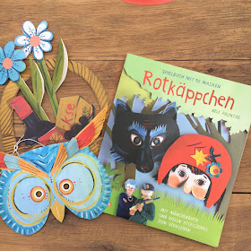 Rotkäppchen, Masken, Theaterstück für Kindergeburtstag, Schule, Kindergarten, Vorschule, von Nele Palmtag, erschienen im Carlsen Verlag, Rezension und Vorstellung von Kinderbuchblog Familienbücherei